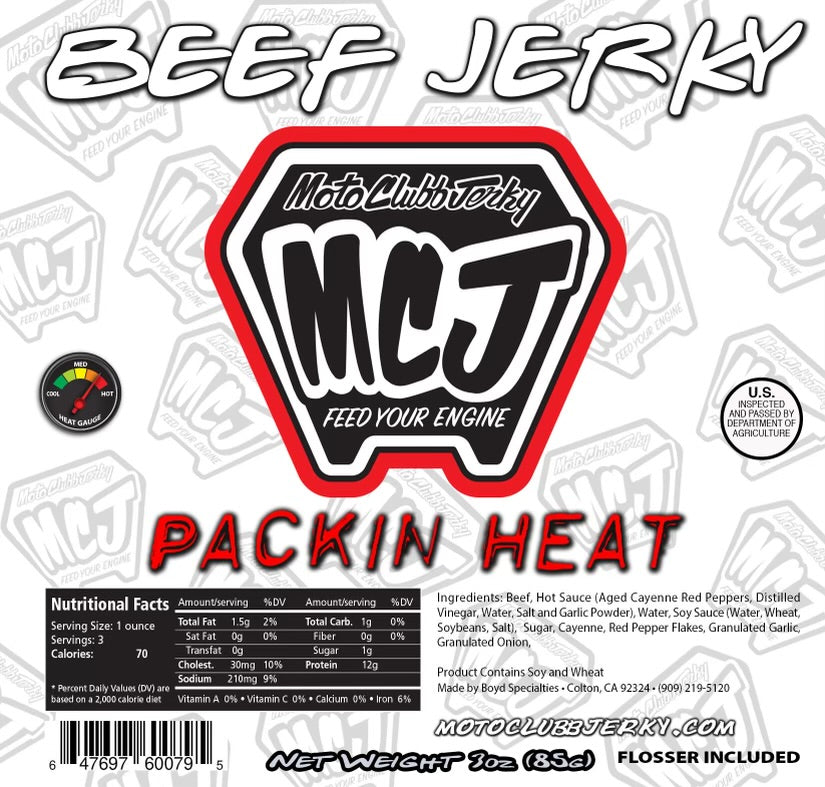 Packin Heat (hot) 3oz Bag