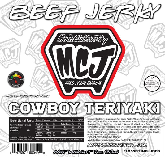 Cowboy Teriyaki 3oz Bag